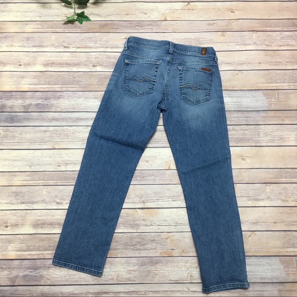 CLOSING CLOSET 🆘 7FAMK | Crop Straight Leg Jeans
